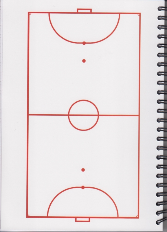 Notepad fr Futsal i gruppen Trningsprodukter / Taktiktavlor hos Bobo-Konen (PR087)