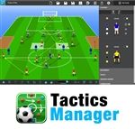 Tactics Manager 3.0, Soccer Drill, Session & Tactics Designer Software  i gruppen Ritprogram / Fotboll hos Bobo-Konen (TM-DL)