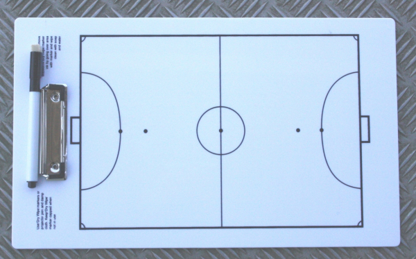 Dubbelsidig taktiktavla för Futsal, 40 x 23 cm. i gruppen Träningsprodukter / Taktiktavlor hos Bobo-Konen (089-CBA)
