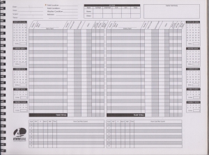 Soccer score book, 26 x 36 cm i gruppen Trningsprodukter / Taktiktavlor hos Bobo-Konen (15681)