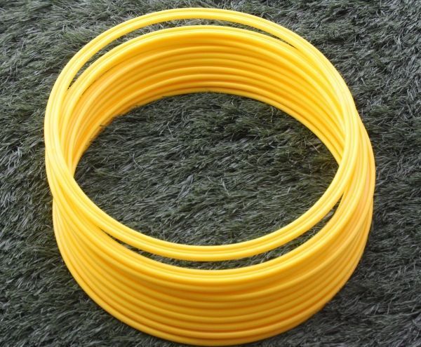 10 pack gula pvc ringar 40 cm Ø  i gruppen Träningsprodukter / Stegar/Ringar hos Bobo-Konen (170401)