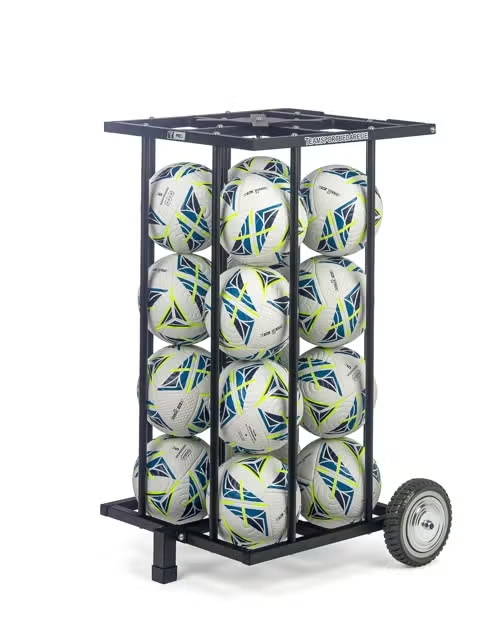 Bollvagn för 16 bollar låsbar.