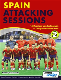 Spain Attacking Sessions - 140 Practices from Goal Analysis of the Spanish National Team i gruppen Böcker / Taktik/Teknik hos Bobo-Konen (B020-1)