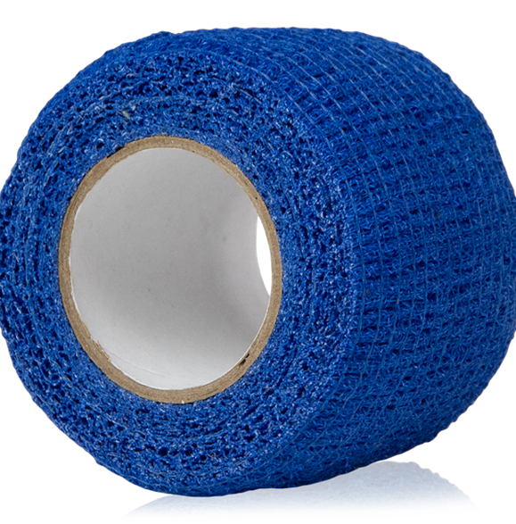 Grepptejp elastisk 38 mm, Blå