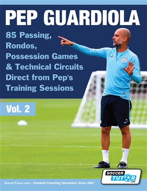 PEP GUARDIOLA - 85 PASSING, RONDOS, POSSESSION GAMES & TECHNICAL CIRCUITS DIRECT FROM PEP'S TRAINING SESSIONS i gruppen Bcker / Taktik/Teknik hos Bobo-Konen (ST-B050-1)