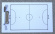 Dubbelsidig taktiktavla för Futsal, 40 x 23 cm.