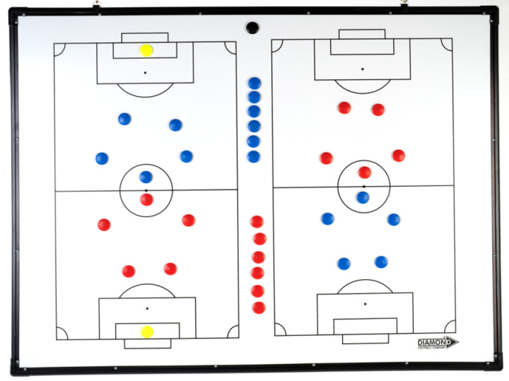 Taktiktavla - Dubbla planer - 120 x 90 Cm i gruppen Träningsprodukter / Taktiktavlor hos Bobo-Konen (1966)