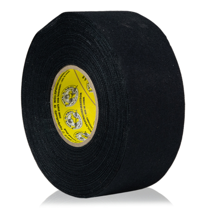 Tygisso Compostick Svart, 24 mm x 25 m i gruppen Sportmedicin / Tejper hos Bobo-Konen (tygcomp25svart)